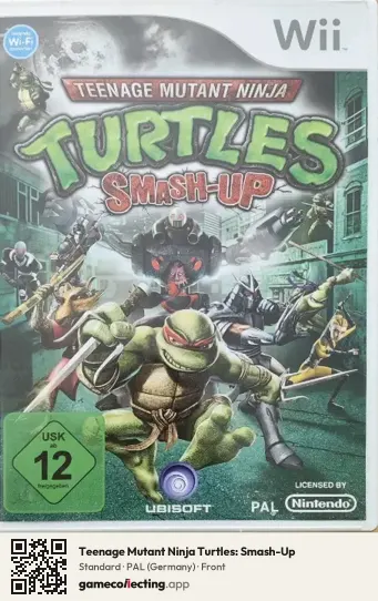 Teenage Mutant Ninja Turtles: Smash-Up Nintendo Wii, Germany box front