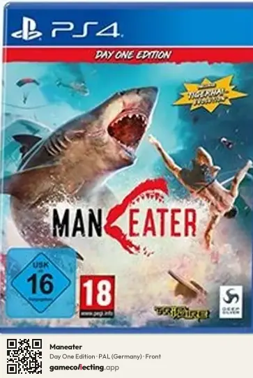 Maneater PlayStation 4, Germany box front