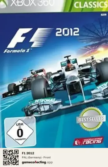 F1 2012 Xbox 360, Germany box front