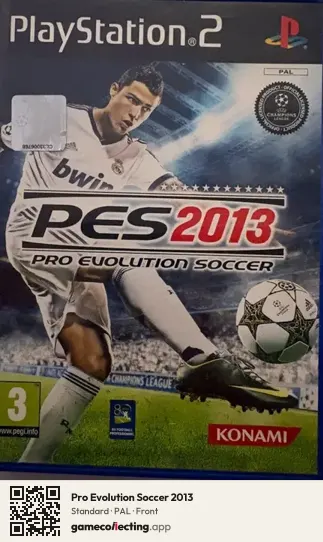 Pro Evolution Soccer 2013 PlayStation 2, PAL box front