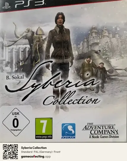 Syberia Collection PlayStation 3, Germany box front