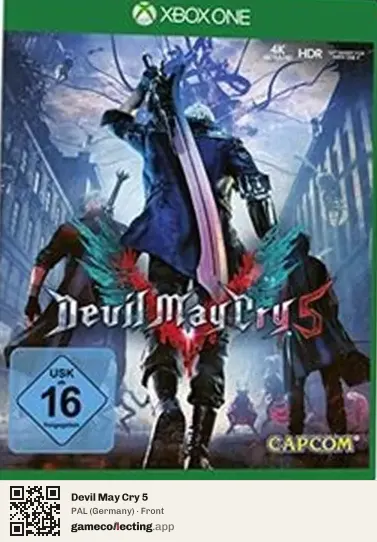 Devil May Cry 5 Xbox One, Germany box front