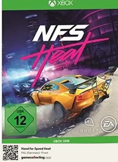 Need for Speed Heat Xbox One, Germany box front