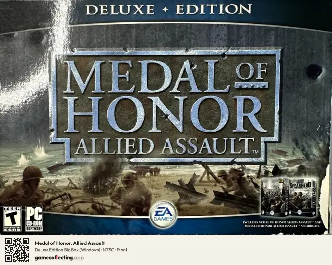 Medal of Honor: Allied Assault Computer, NTSC box front