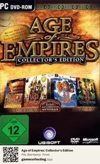 Age of Empires: Collector's Edition Computer, Germany box front
