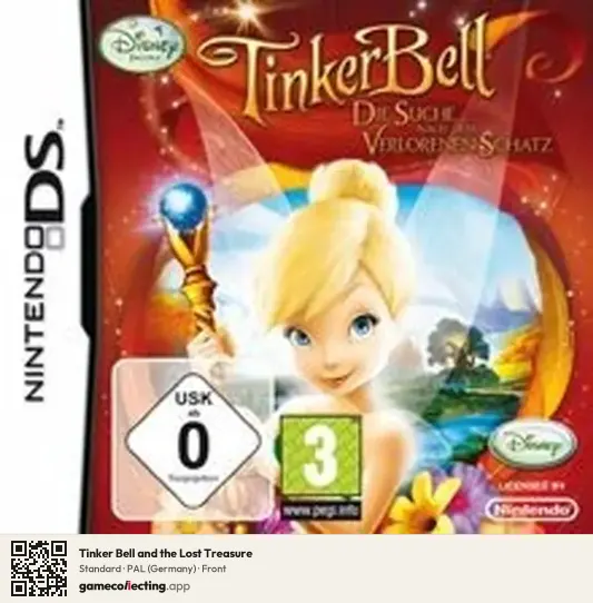 Tinker Bell and the Lost Treasure Nintendo DS, Germany box front