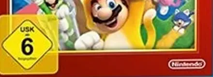 Super Mario 3D World, the USK square on its front
