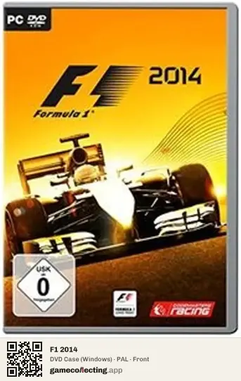 F1 2014 Computer, PAL box front