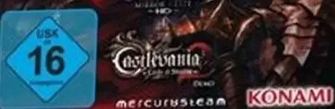 Castlevania: Lords of Shadow Collection, the USK square on its front