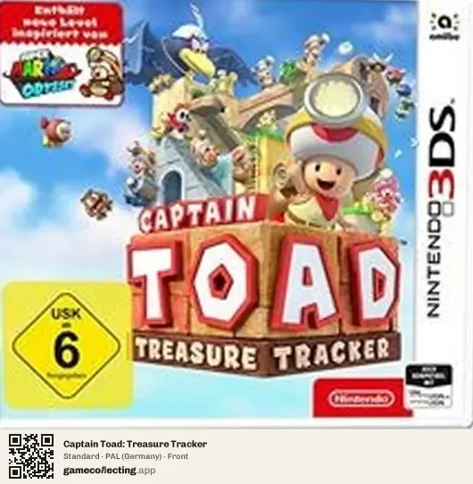 Captain Toad: Treasure Tracker Nintendo 3DS, Germany box front