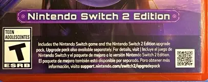 Metroid Prime 4: Beyond, the ESRB box on its front