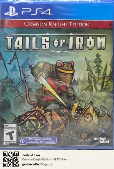 Tails of Iron PlayStation 4, NTSC box front