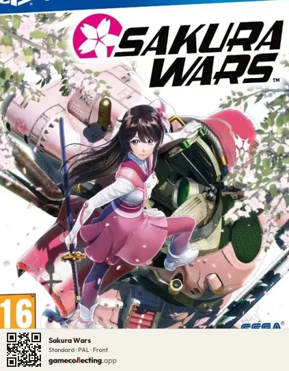 Sakura Wars PlayStation 4, PAL box front