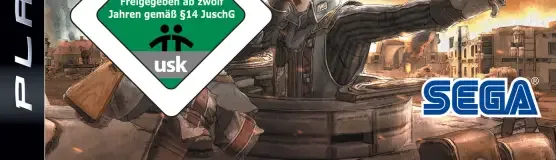 Valkyria Chronicles, the USK square on its front