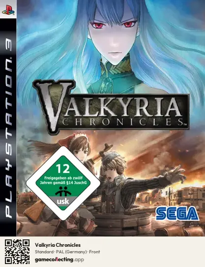 Valkyria Chronicles PlayStation 3, Germany box front