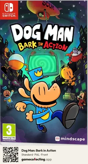 Dog Man: Bark in Action Nintendo Switch, PAL box front
