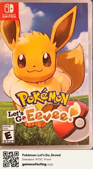 Pokémon: Let's Go, Eevee! Nintendo Switch, NTSC box front
