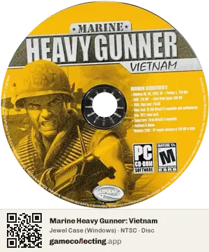 Marine Heavy Gunner: Vietnam Computer, NTSC disc