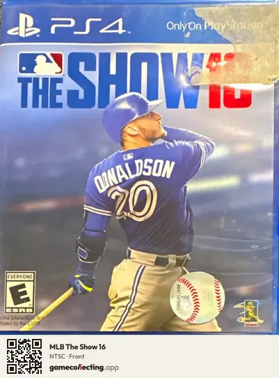 MLB The Show 16 PlayStation 4, NTSC box front