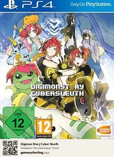 Digimon Story Cyber Sleuth PlayStation 4, Germany box front
