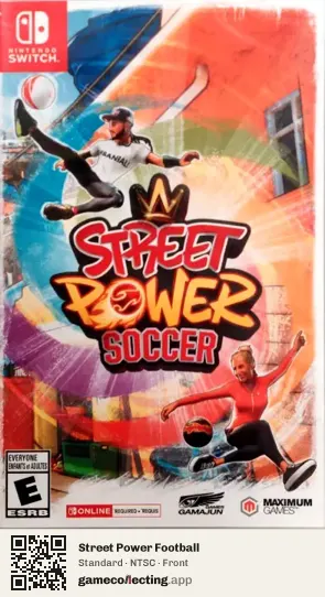 Street Power Football Nintendo Switch, NTSC box front