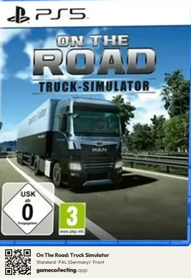 On The Road: Truck Simulator PlayStation 5, Germany box front