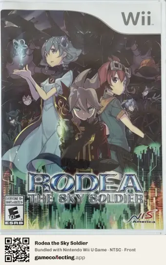 Rodea the Sky Soldier Nintendo Wii, NTSC box front