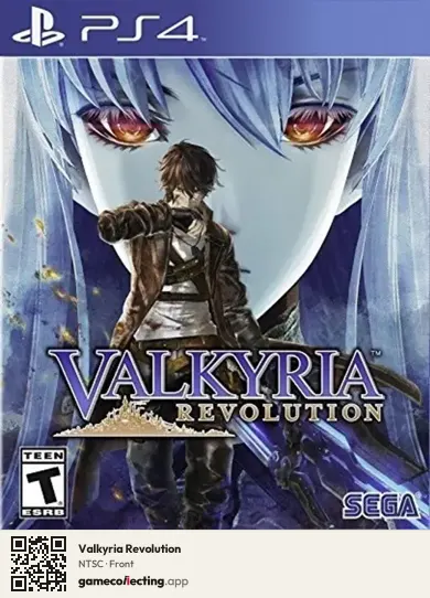 Valkyria Revolution PlayStation 4, NTSC box front