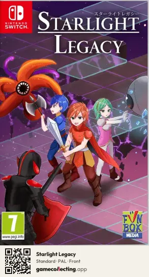 Starlight Legacy Nintendo Switch, PAL box front
