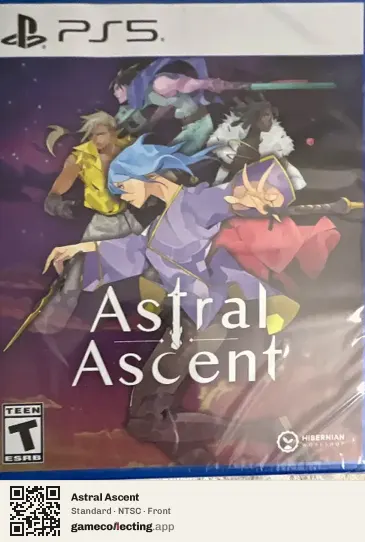 Astral Ascent PlayStation 5, NTSC box front