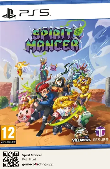 Spirit Mancer PlayStation 5, PAL box front