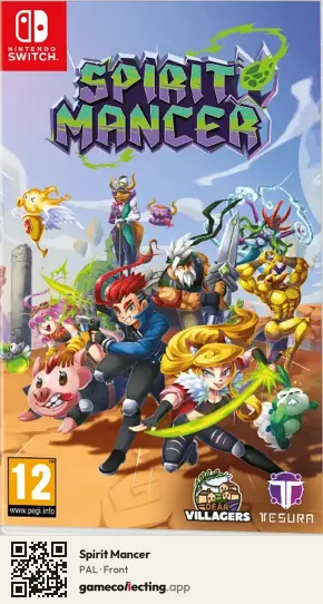 Spirit Mancer Nintendo Switch, PAL box front