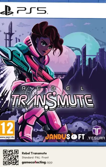 Rebel Transmute PlayStation 5, PAL box front