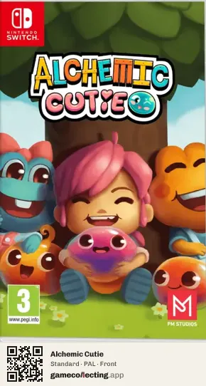 Alchemic Cutie Nintendo Switch, PAL box front