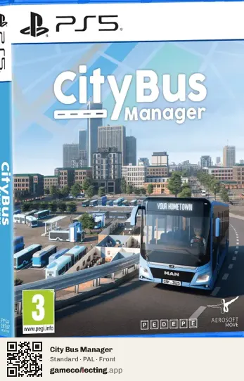 City Bus Manager PlayStation 5, PAL box front