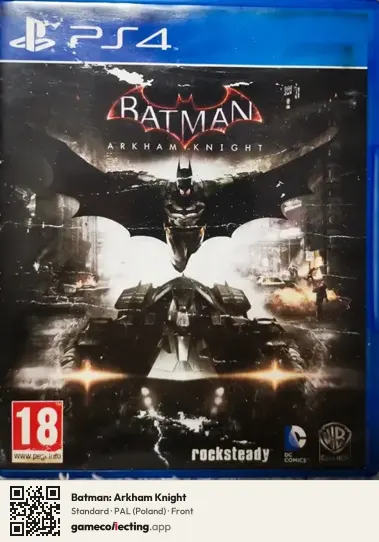 Batman: Arkham Knight PlayStation 4, Poland box front
