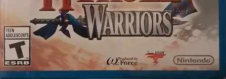 Hyrule Warriors, the ESRB box on its front