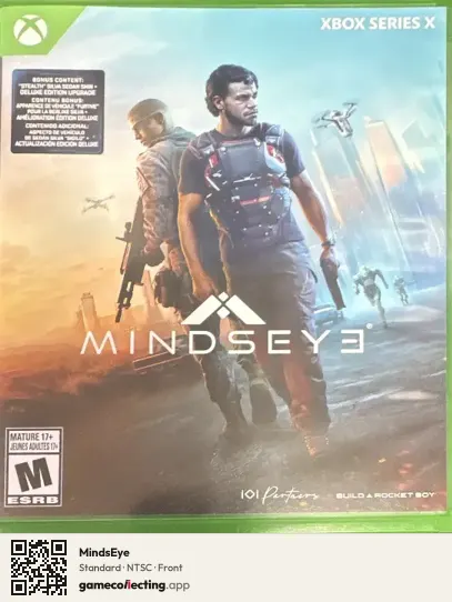 MindsEye Xbox Series X, NTSC box front