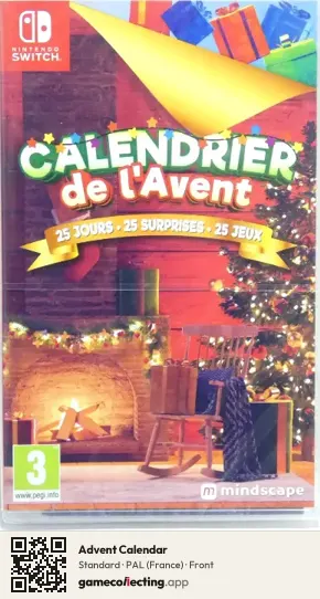 Advent Calendar Nintendo Switch, France box front