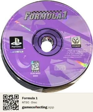 Formula 1 PlayStation, NTSC disc