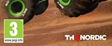 Monster Jam Steel Titans, the PEGI square on its front