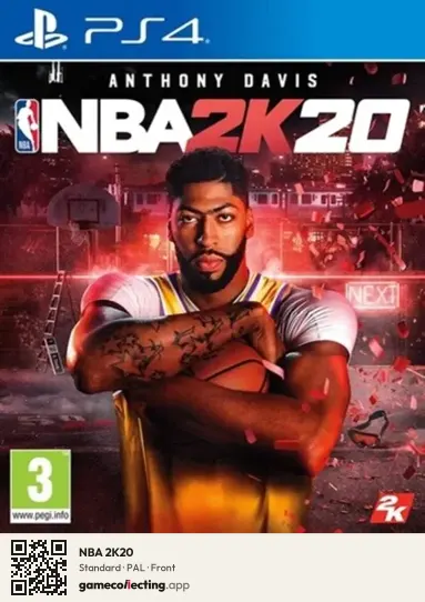 NBA 2K20 PlayStation 4, PAL box front
