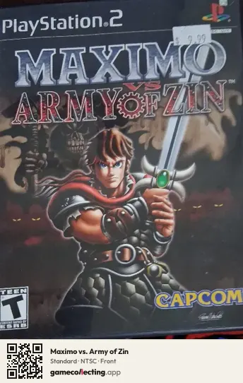 Maximo vs. Army of Zin PlayStation 2, NTSC box front