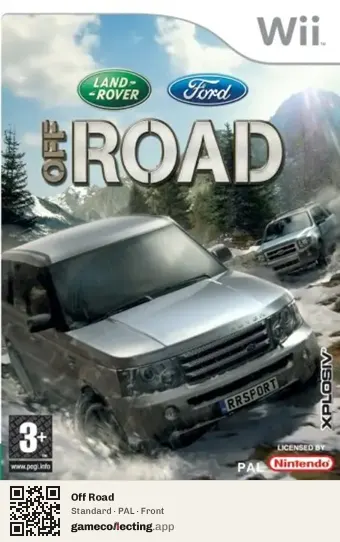 Off Road Nintendo Wii, PAL box front
