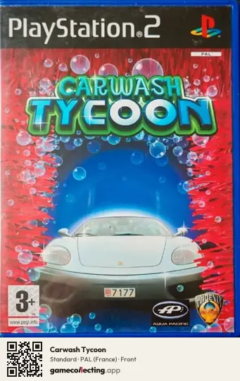 Carwash Tycoon PlayStation 2, France box front