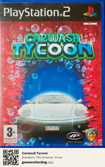 Carwash Tycoon PlayStation 2, France box front