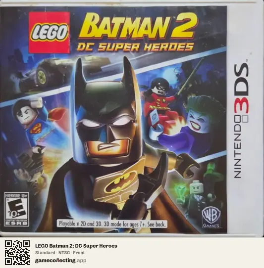 LEGO Batman 2: DC Super Heroes Nintendo 3DS, NTSC box front