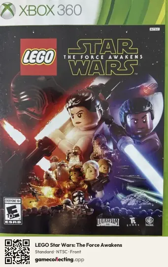 LEGO Star Wars: The Force Awakens Xbox 360, NTSC box front