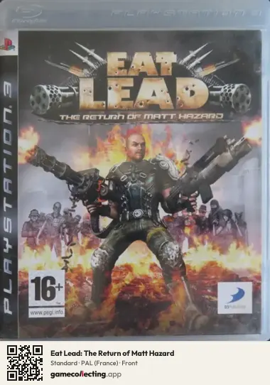 Eat Lead: The Return of Matt Hazard PlayStation 3, France box front