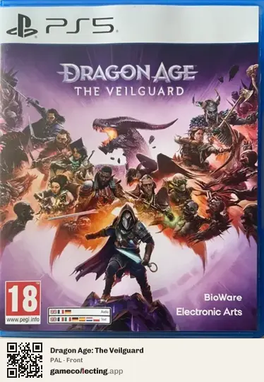 Dragon Age: The Veilguard PlayStation 5, PAL box front